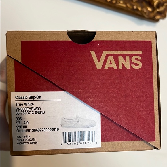 Vans Classic Slip-On Shoes - True White - Picture 1 of 4